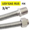 Подводка сильфонная UDI-GAS RUS / FIX, DN16, 3/4", L=0,50 м, г/ш