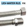 Подводка сильфонная UDI-WATER RUS / FIX,  DN12, 1/2", L=1,20 м, г/ш