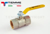 Кран шаровый 1/2", гайка/гайка, ручка сталь, серия TORNADO, TIEMME RACCORDERIE S.p.A. (Италия)