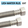 Подводка сильфонная UDI-WATER RUS / EXT,  DN12, 1/2", L=0,50-1,00м, г/г